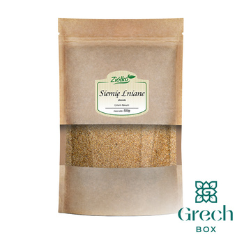 Siemię lniane złote ziarno