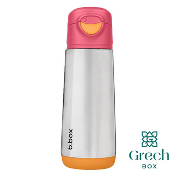 Butelka termiczna z ustnikiem 500 ml, Strawberry Shake, b.box