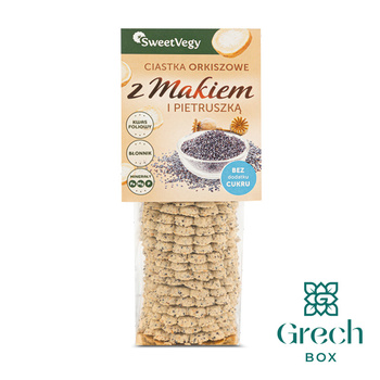 Ciastka orkiszowe z Makiem i pietruszką