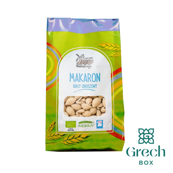 Makaron biały orkiszowy muszelki