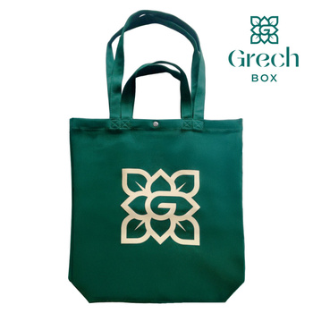 Torba bawełniana zielona