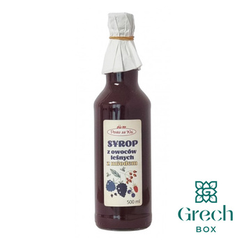 Syrop z owoców leśnych z miodem