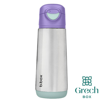 Butelka termiczna z ustnikiem 500 ml, Lilac Pop, b.box
