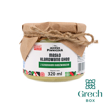 Masło Ghee z czosnkiem niedźwiedzim